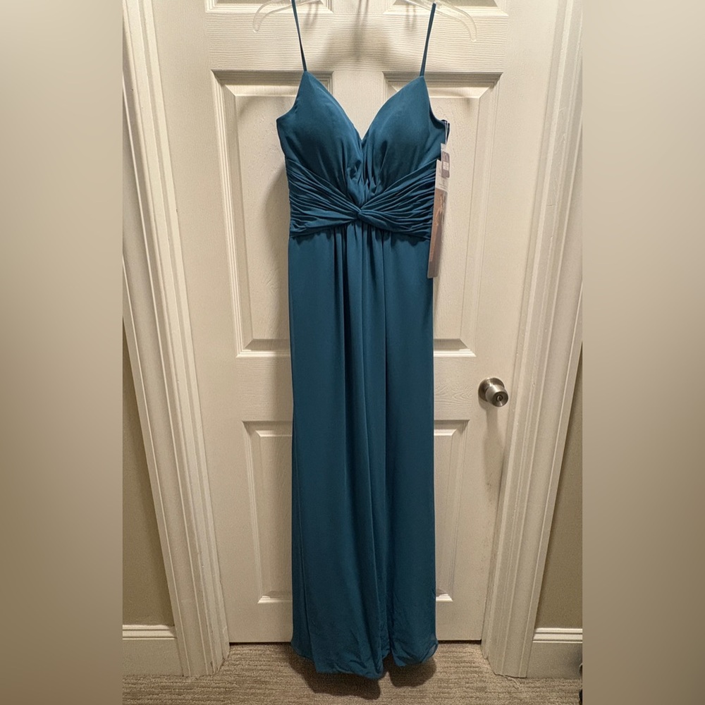 BRAND NEW Teal size 4 bridesmaid dress
